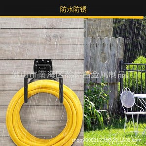 Support mural robuste pour tuyau souple 5,1x4,7x7,5 pouces, durable, étanche et résistant à la rouille, pour tuyaux de jardin - Product Image 2