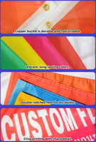 Drapeaux d'équipe de football personnalisés imprimés recto-verso en polyester 3x5 pieds avec logo, bannière promotionnelle, drapeau d'entreprise imprimé sur mesure
