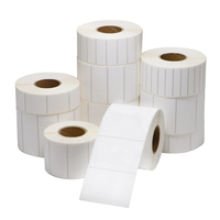 Étiquettes thermiques adhésives personnalisées imperméables pour produits congelés, en papier synthétique, autocollants thermiques directs pour imprimante d'étiquettes, étiquettes pour emballages alimentaires