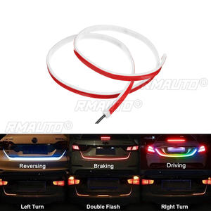 Feux de coffre arrière de voiture 5 modes, multicolores RGB, bande LED dynamique pour frein, clignotant et avertissement, 120cm 150cm - Product Image 4