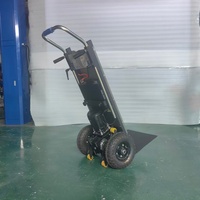 Chariot de manutention pliable JG personnalisable 500 kg pour entrepôt, chariot monte-escalier pour un accès facile aux étages
