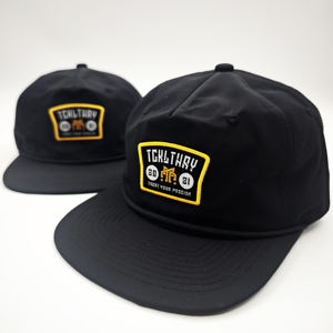 ปรับแต่งโลโก้ปักบนหมวก Richardson 256 รุ่น Rope Hat แบบเปล่า ปีกแบน 5 ชิ้น แบบ Snapback - Product Image 5