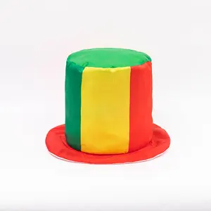 Zimmergifts 2026 for USA Canada Mexico Fan <strong>Hat</strong> Digital Printed Polyester National Flag High Crown Cheer Prop Soccer - Product Image 3