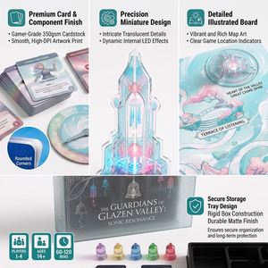 Guardians Glazen Valley <b>Sonic</b> Resonance Eco-Friendly Paper Board Game Cooperative Family Fun Full Color Cardboard Chime Tokens - Product Image 3