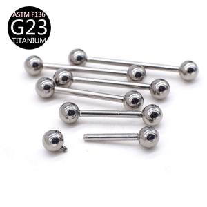 टाइटेनियम स्टील f136 थोक भेदी जीभ छल्ले शरीर के गहने कान की घंटी बजती - Product Image 3