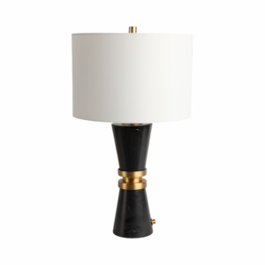 Cone <b>Table</b> Lamp With Marble Base Modern Accent Lamp For Bedroom Living Room <b>Bedside</b> Desk Use Decorative - Product Image 3