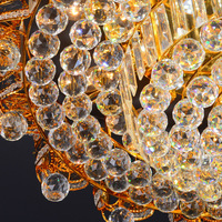 JYLIGHTING Lumière décorative Salle de bal Centre commercial Éclairage Hall d'hôtel Grand lustre Plafond de luxe Lumière en cristal
