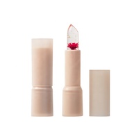 Rouge à lèvres organique, hydratant, couleur changeante, baume à lèvres Transparent, fleur, gelée, 1 pièce, nouveau Design tendance