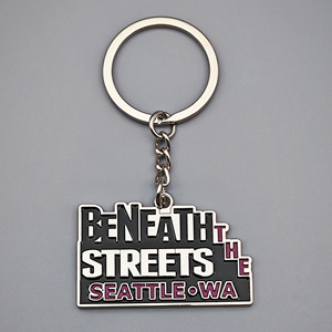 Venta al por mayor EE. UU. Seattle turista recuerdo llavero de metal - Product Image 4