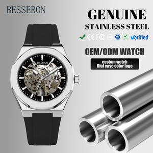 Reloj Deportivo Automático de Lujo para Hombre de Fábrica, con Logotipo Personalizable, Cristal Resistente al Agua, Correa de Goma - Product Image 2