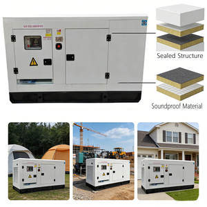 Jiuyi YC ชุดเครื่องกำเนิดไฟฟ้าดีเซลแบบเงียบ, 100kva 62kva 50kva 30kva 40kva ความเร็วต่ำ50/60Hz 1800 rpm - Product Image 3