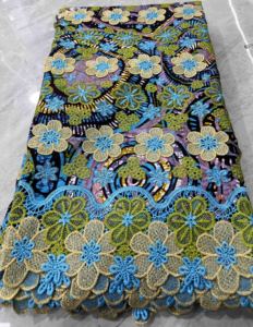 <span class=keywords><strong>Pagne</strong></span> Africain en Coton Ciré, Tissu Imprimé Motif Holand Grand Super <span class=keywords><strong>Doré</strong></span> - Product Image 1