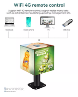 Aluminium legierung würfel 3d led p2.5 p3.91 p4 p5 würfel led anzeige kunden spezifische größe led video würfel
