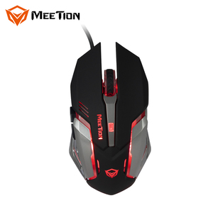 Meetion có dây teclado Y chuột gamer Chuột chơi game RGB m915 trắng USB quang 8K ps5 chơi game đa phương tiện máy tính 2 năm có dây một - Product Image 1