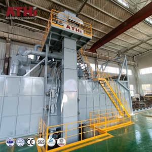 Qat6918 tự động bắn nổ máy con lăn băng tải loại với động cơ/động cơ/hộp số cho kim loại và đá bề mặt loại bỏ rỉ sét - Product Image 3