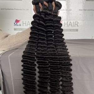 Lots de Cheveux Humains Vierges Brésiliens Grade 11A, Ondulés Profonds Bouclés, avec Cuticules Alignées, Double Trame, Tissage à la Machine, pour Toutes les Couleurs - Product Image 3