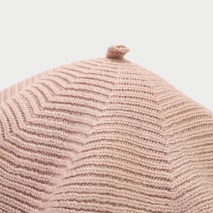 New Stretchable Ribbed Beanie Hats Solid Color <b>Beret</b> Cap Knit <b>Berets</b> French Paris Hat for Women - Product Image 4