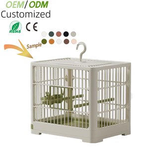 Açık kuş kafesi-taşınabilir plastik Aviary nefes tepsi ile basit tasarım kuş evi ile evcil hayvanlar için yeni yükseltme - Product Image 1