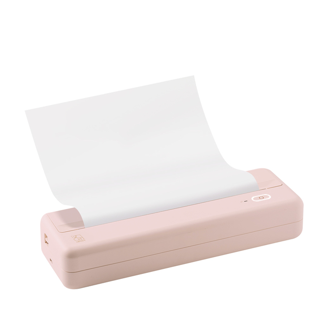For HPRT MT810 Mini Portable Thermal Printer A4 Paper Size USB & BT Capacity Stock for Pdf Document Printing