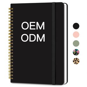 A6 <b>A5</b> Lined Diary Personalized PU Leather <b>Notebook</b> With Elastic Band Custom School Supplies - Product Image 1