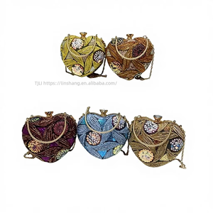Cross-Border Women's Acrylic Trapeze Dinner Bags New Style Fashionable <b>Sequin</b> <b>Handbag</b> Trendy Chain Locking Buckle Bag Tanjing - Product Image 1