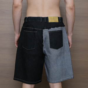 Pantalones Cortos de Mezclilla Holgados de Moda Urbana para Hombre con Logotipo Personalizado, Estilo Vintage, Pantalones Cortos de Trabajo, Pantalones Cortos con Parches - Product Image 2