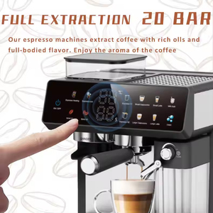 EU Plug 220v Stainless Steel Digital Espresso <b>Coffee</b> <b>Machine</b> Touch Screen Brew System Hot Water 20 Bar Hotel <b>Automatic</b> Espresso - Product Image 4