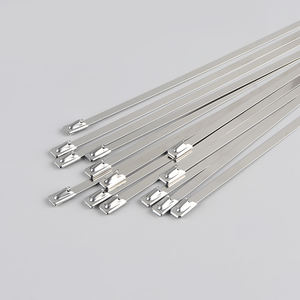 جودة عالية الكرة قفل الفولاذ المقاوم للصدأ كابل التعادل العلاقات المعدنية الكابلات الشركة المصنعة - Product Image 3