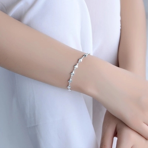 <span class=keywords><strong>Bracciali</strong></span> <span class=keywords><strong>in</strong></span> <span class=keywords><strong>Argento</strong></span> 925 a Forma di Cuore, <span class=keywords><strong>Bracciali</strong></span> Charm alla Moda, Gioielli Eleganti per <span class=keywords><strong>Donna</strong></span>, Idea Regalo - Product Image 4