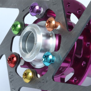 Parafusos de Titânio para Rotor de Freio a Disco de Bicicleta SeeMore <span class=keywords><strong>12</strong></span> Peças M5 X 10mm, Parafuso de Rotor de Bicicleta para Bicicleta de Estrada e Mountain Bike - Product Image 6