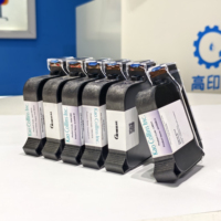 Kartrid Tinta IQ800 Hitam 12.7mm 40ml Berbasis Pelarut untuk Printer Inkjet, Produksi Profesional
