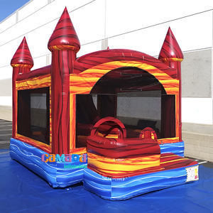 Château gonflable géant pour enfants, tout-petits, en PVC, avec accessoire souffleur, taille 4x4, installation facile, protection UV, ignifuge - Product Image 6