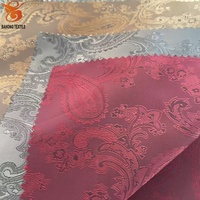 Prêt à Expédier Beaucoup de Couleur Paisley Brocart Jacquard Tissu 100% Polyester Doublure Tissu pour Costume et Manteau Vente au Mètre