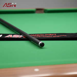 R-QJ Professional 12.5mm T700 Shaft de billard en fibre de carbone, rempli de mousse, à faible déviation, conique hybride, avec joint radial 3/8-8 - Product Image 3