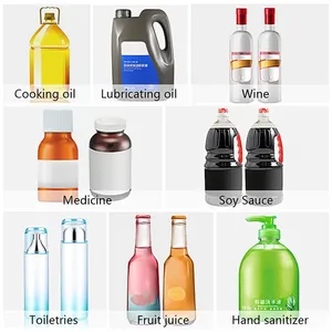 เครื่องบรรจุของเหลวแบบกึ่งอัตโนมัติสำหรับแยม น้ำสลัด ครีม ซอสมะเขือเทศ น้ำผึ้ง ซอสถั่วหวาน แยม ซอสเนยถั่ว - Product Image 4