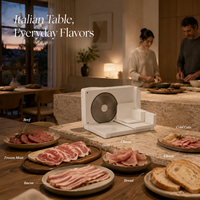 Trancheuse à viande électrique 100W, réglable, boîte de couleur personnalisée, fabricant OEM/ODM, personnalisation en usine, certifiée CE/RoHS