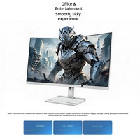 Monitor Kantor Lenovo L34W-4c 34 Inci WQHD 21:9 Ultra Wide Curved Desain High-end Warna Abu-abu Cloud