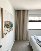Cortinas con Ojales de Tela 100% Opaca Estilo Europeo con Diseño Floral para Todas las Estaciones, Cortinas Personalizadas para Ventanas de Sala de Estar