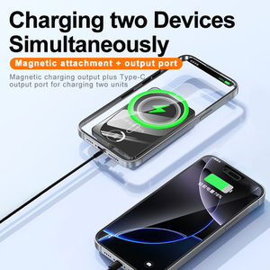 Mini Banco de Energía de 5000 mAh para Teléfono Móvil iPhone 15 Pro Max, Cargador Inalámbrico, Logotipo Personalizado, Regalo, Batería Externa Magnética - Product Image 3
