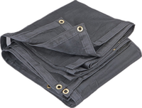 Toile en PVC robuste de 10 oz avec bords et trous renforcés, bâche personnalisable