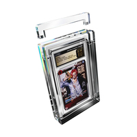 JERY personnalisé aimant acrylique graduée carte à collectionner dalle acrylique vitrine pour PS-A CGC BGS TCG carte de classement dalle protecteur