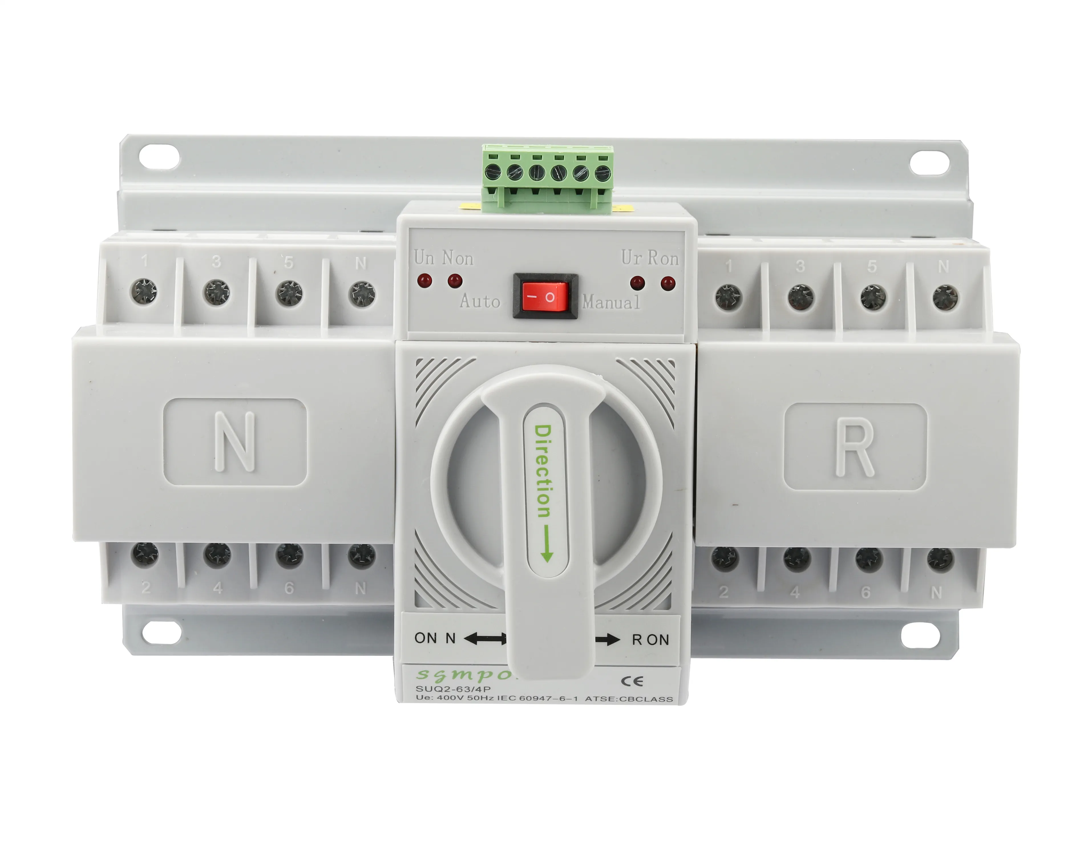 New Design ATS with Indicators SUQ2-63 Dual Power transfer switching 4 Pole Automatic Transfer Switch 63A