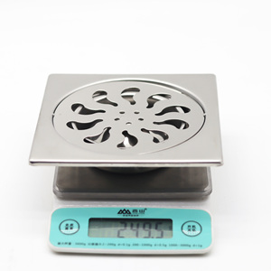 Dụng Cụ Bắt Tóc Chống Mùi Hình Chữ Nhật Giá Tốt Nhất Nắp Bẫy Thoát Nước Sàn Bằng Kim Loại Trên Sàn Nhà - Product Image 2