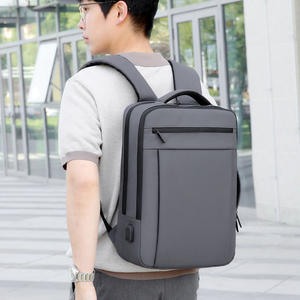 Men's Multi-Functional Waterproof <b>Backpack</b> New Style Simple Commuter Business <b>Laptop</b> Bag for Outdoor Travel - Product Image 1