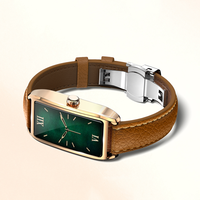 Montre connectée Dora T classique et élégante pour femmes avec boîtier en alliage, bracelet en cuir, appels Bluetooth, moniteur de fréquence cardiaque, montres intelligentes au poignet