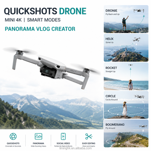 โดรน Mini 4k QuickShots พร้อมระบบกันสั่น 3 แกน สำหรับโซเชียลมีเดีย วีล็อกกิ้ง ถ่ายภาพพาโนรามา แพ็คเกจสร้างสรรค์เนื้อหา พร้อมจำหน่ายปลีก - Product Image 1