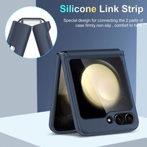 Cuối cùng cảm giác cảm giác cứng PC mỏng phù hợp bìa cho Samsung Galaxy Z lật 6 5 4 Silicone liên kết thiết kế dải điện thoại di động trường hợp - Product Image 3