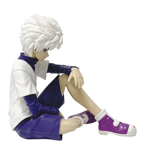 Vente en gros 10CM HUNTERES Styles assis Killua Zoldyck <span class=keywords><strong>GON</strong></span> FREECSS Collection Figurine en PVC Jouet Statue Cadeau pour enfants - Product Image 5