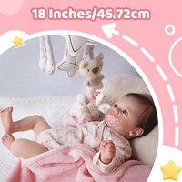 Usine Vente Chaude 45CM Reborn Bébé Poupées Silicone Corps Complet Reborn Poupées Silicone Nouveau-Né Bébé