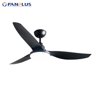 Ventilateur de Plafond d'Intérieur Moderne de 36 Pouces avec Lumière LED Nouvelle Lame ABS et Moteur DC Télécommande pour la Décoration du Salon
